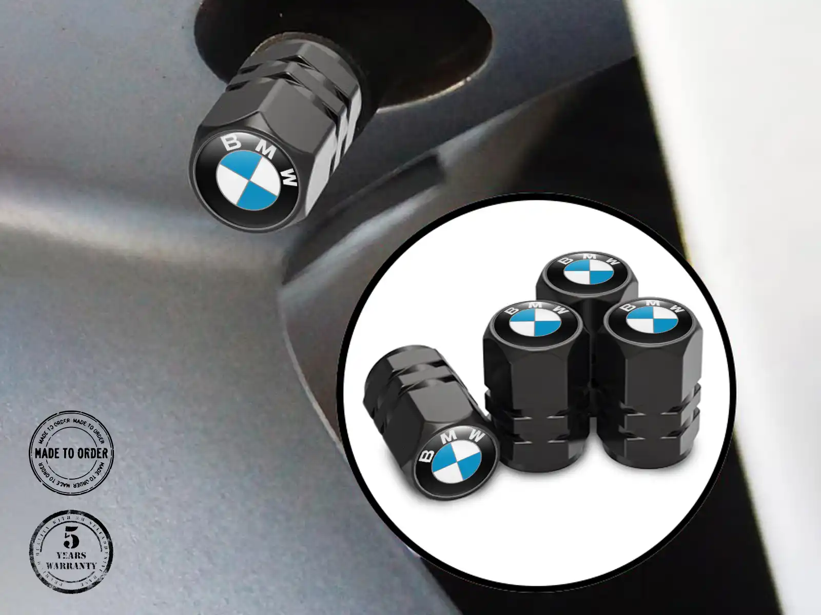 BMW Rad Ventilkappen für Auto Modern Stil